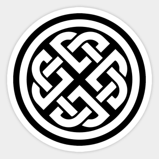 Celtic geometric cross Sticker